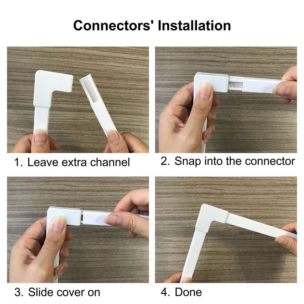 Cable Hiders - Perfect for Hiding One Cord | Yecaye
