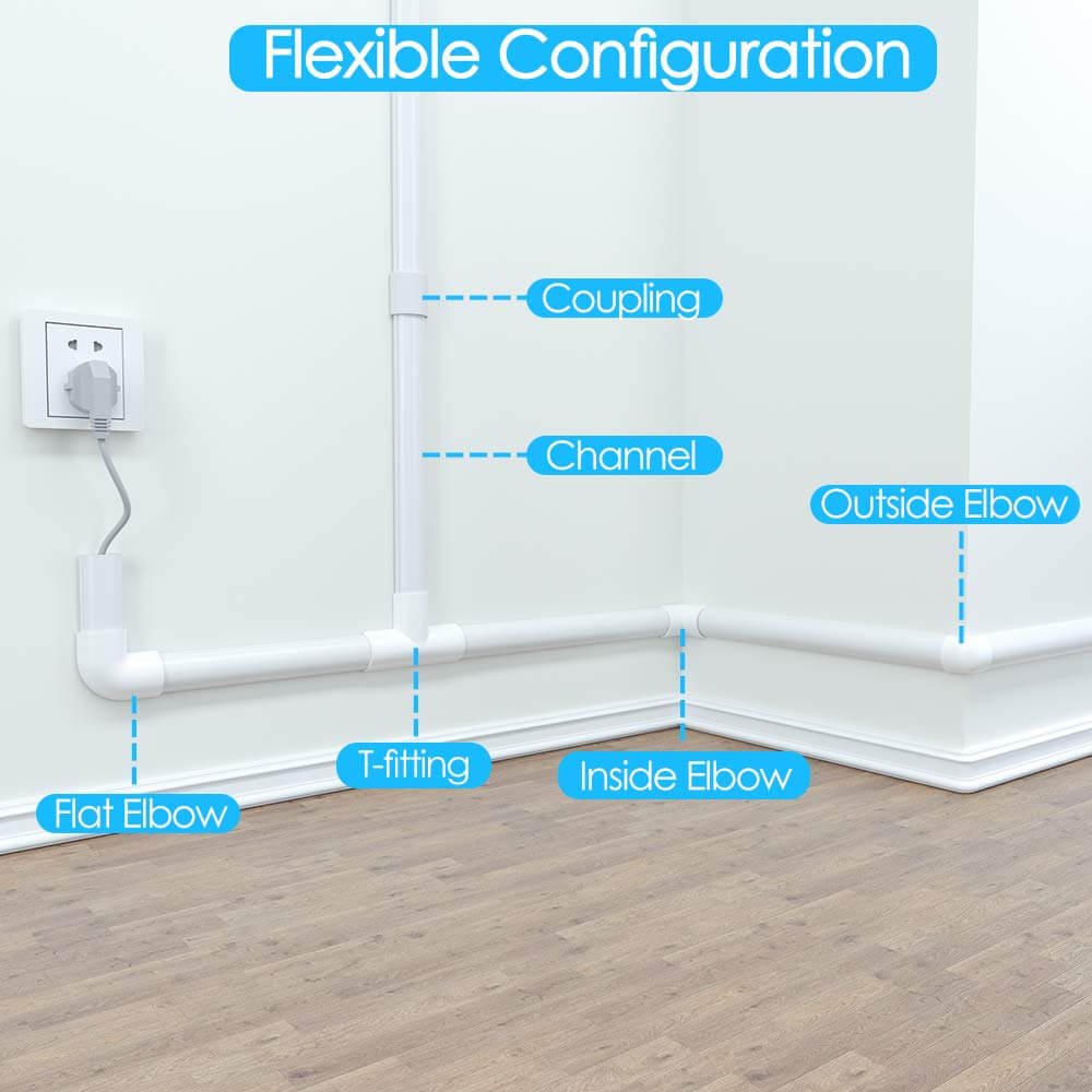 Arc Channel Cord Hider CMC-07 Creates A Safe Environment